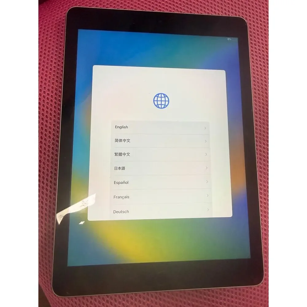 Apple iPad 5th Gen 32GB WiFi Space Gray A1822 Reset Ready Padded Sleeve